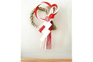 NEKOMI 正月飾り しめ縄 【凛シリーズ】 (赤白水引)