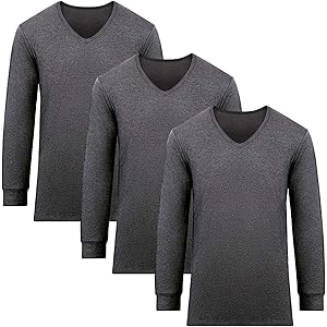 fun. [Amazon限定ブランド] 帝人 あったかインナー WARMACTIVE メンズ 防寒 発熱 インナー クル…