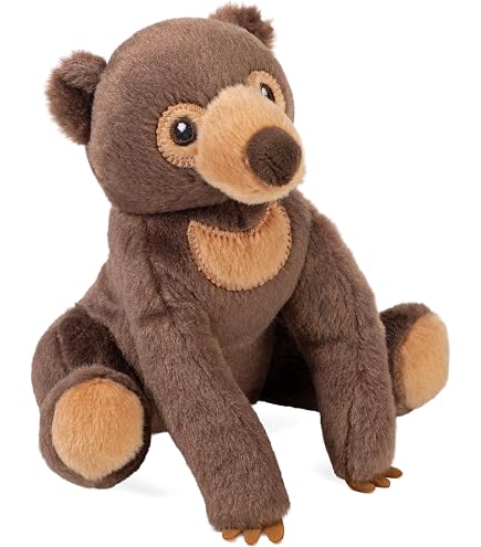 The Petting Zoo Sun Bear Stuffed Animal Plushie, Gifts for Kids