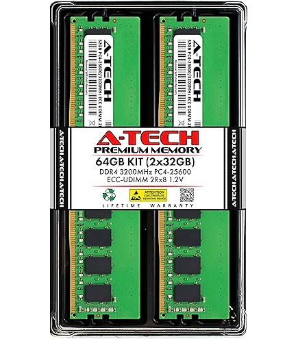 Amazon.co.jp: NEMIX RAM 64GB (2X32GB) DDR4 3200MHZ PC4-25600 ECC