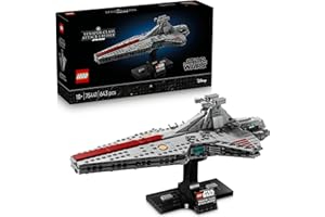 LEGO® Star Wars: Revenge of the Sith™ Venator-Class Attack Cruiser™ 75441 Starship Model Building Set for Adults - Mid-Scale Build-and-Display Set - Star Wars™ Toy for Men, Women and Any Fans