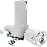 YSD(ワイエスディー) 自転車 ヘッドライト [DL11G] LEDブロックダイナモ グレー 残光機能付き DL11