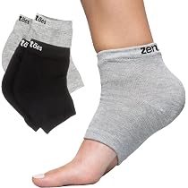 ZenToes Moisturizing Heel Socks 2 Pairs 