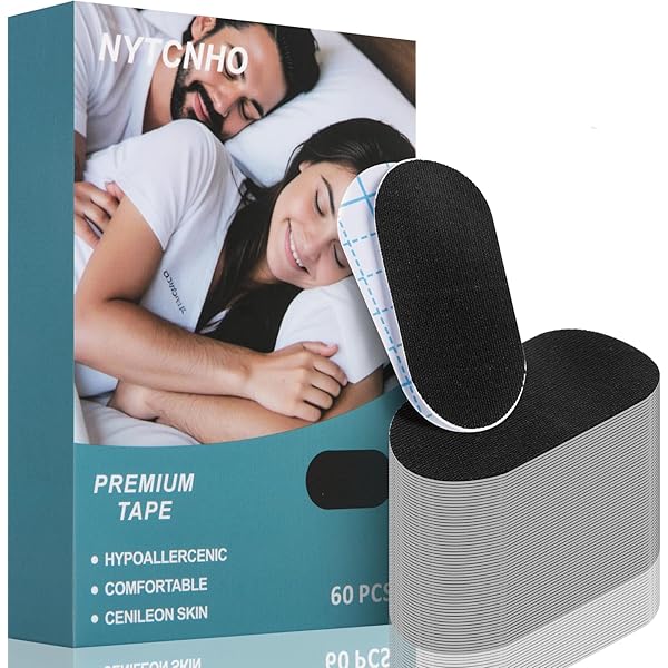 Amazon | 口呼吸用口閉じテープ 96枚入り、口呼吸を減らすための高機能