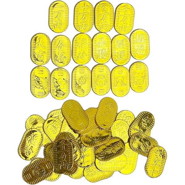 Amazon.co.jp: 【金運】金運を呼ぶ黄金小判【サイズ 約3.6cm×6.3
