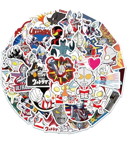 Amazon.co.jp: 50枚forウルトラマン ステッカー セットアニメ