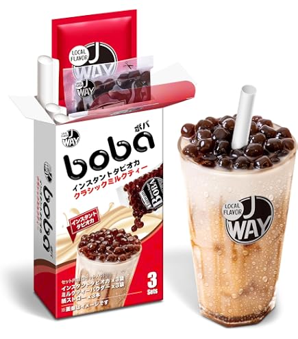 Amazon.co.jp: タピオカドリンク ミルクティー(65g×4)×3｜合計12食分