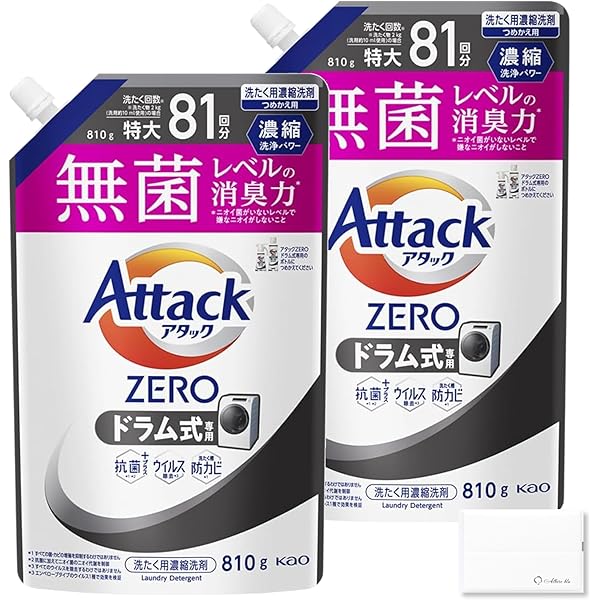 Amazon | 《セット販売》 花王 アタックゼロ ドラム式専用 超