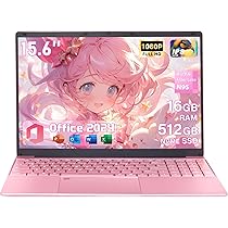 Amazon.co.jp: ノートパソコン軽量【Win 11/MS Office 2024搭載】15.6