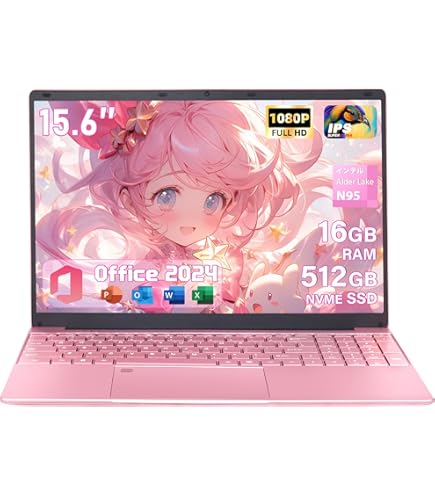 Amazon.co.jp: 【2026年最新型】 15.6インチFHD（1920×1080） ノート