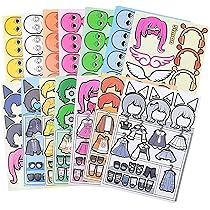 Amazon | スプランキー シール ステッカー 14枚セット 顔入れ替え