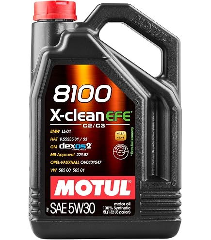 Amazon | Motul 8100 X-clean 5W-40 フル合成モーターオイル | 排出