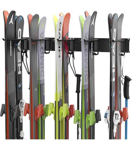 Amazon.co.jp: GoSports 壁掛け式スキー/スノーボード収納ラック
