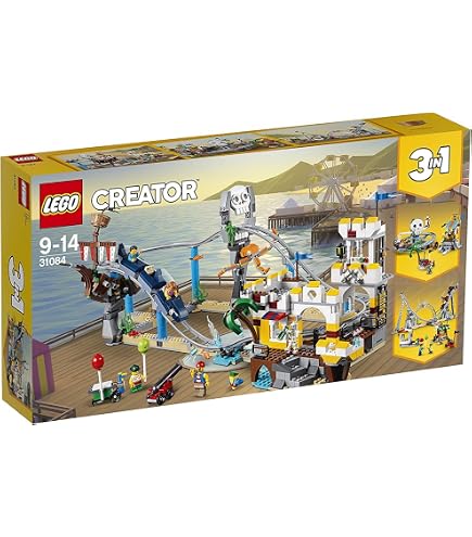 Amazon.co.jp: LEGO Creator Pirate Roller Coaster 31084 Building 