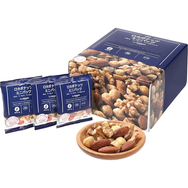 Amazon.co.jp: デルタインターナショナル 二週間分のロカボナッツ 28g