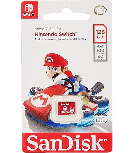 Amazon | SanDisk 64GB microSDXC Card Licensed for Nintendo Switch