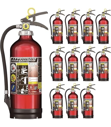 【6本セット】モリタ宮田工業 アルテシモ ABC粉末消火器 アルミ製加圧式粉末ABC消火器 アルテシモ・キング｜加圧式粉末