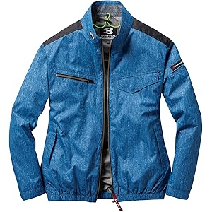 BURTLE バートル 春夏用 エアークラフトブルゾン(ユニセックス) AC1071 45 インディゴ 3L