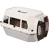 Amazonベーシック イヌ ペットキャリア ケネル メタルワイヤーベンチレーション付き 58cm