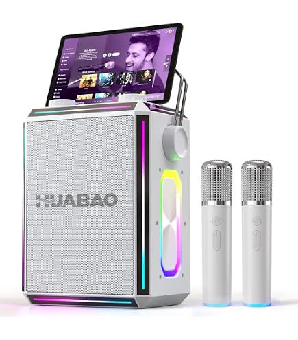 Amazon.co.jp: MASINGO Karaoke Machine for Adults and Kids with 2