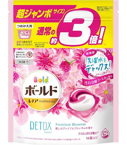 Amazon | P&G ボールド ジェルボール 癒しのプレミアムブロッサムの