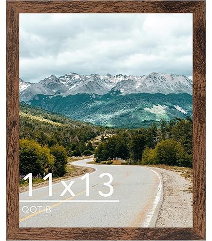 Amazon.co.jp: 11 x 13インチ ブラックフォトフレーム - マット付8 x