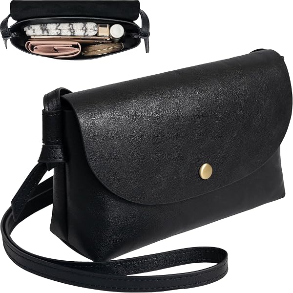 Amazon | [アトリエ 4.5] レザー ショルダーバッグ A-006 black