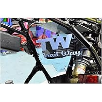 D-1 TWロゴ入り カラー多数 オリジナル アクリル マッドガード Amazon | QD-1-4 TW ブルー TW200 TW200E TW225 DG07J 2JL DG09J