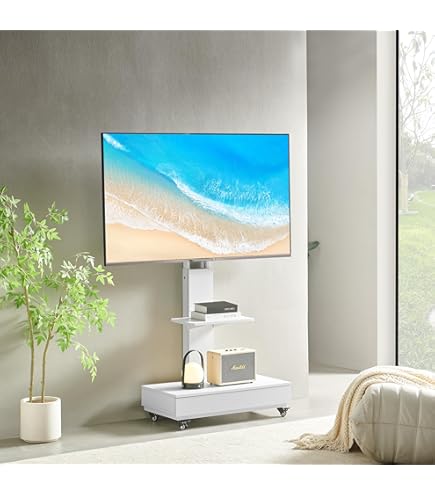 Amazon｜STPZHXC 引き出し付き 可動式TVスタンド 32-75インチ対応 高さ