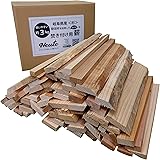 Newie 焚き付け用薪 岐阜県産杉 宅配80サイズ 約3kg×3箱 太め 長さ28cm前後 焚き付け 薪 天然乾燥 端材 エコ