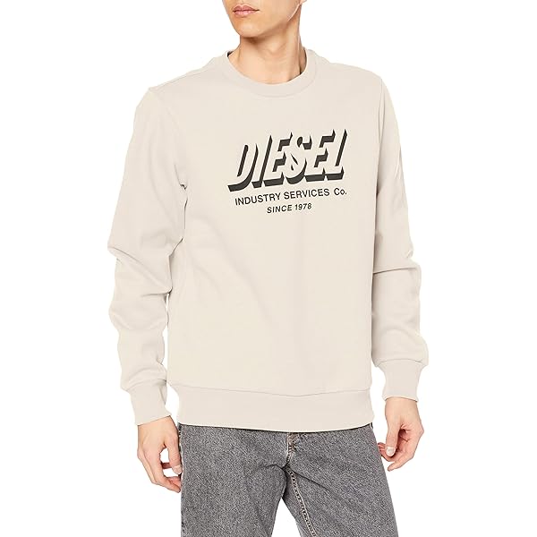 【DIESEL】コットン プリント クルーネック スウェットシャツ Amazon.co.jp: [Diesel] (ディーゼル) メンズ スウェット ロゴ