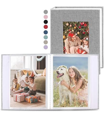 Mini Photo Book With Sleeves CRANBURY Small Photo Album 4x6 - 6-Pack, Holds 48 Photos Each, Customizable Cover, Acid-Free Sleeves Small Photo Albums For 4x6 Pictures Mini Photo Book With Sleeves CRANBURY Small Photo Album 4x6 - 6-Pack, Holds 48 Photos Each, Customizable Cover, Acid-Free Sleeves Small Photo Albums For 4x6 Pictures
