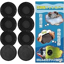 空調服ファンカバー　特注受け付けはこちらまで Amazon.co.jp: 空調服 ファンカバー 8枚入り 空調作業服用 防塵
