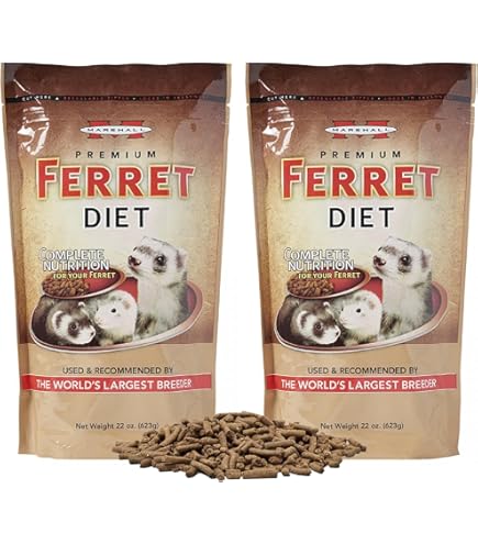 マーシャルフェレットフード　Ferret Diet 6 lb 完全栄養食 Amazon | マーシャル プレミアムフェレットダイエット 623g