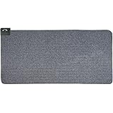 広電(KODEN) 電気カーペット ホットカーペット 本体 176×88cm 1畳 長方形 グレイ 小さく畳める 省エネ スライド温度調節 ダニクリーン VWU101H-A