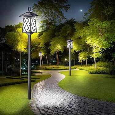 アウトレット LED 100Ｖ センサー付 ポールライト 4型 ブラック 電球色 照明 ライト LED電球付 ガーデン DIY 庭 ポーチ 和洋 学習タイマー ソーラーガーデンライト LED 4灯 埋め込み式 スポットライト 庭園灯