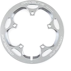 Amazon バッシュガード 53t Driveline d130mm Cnc チェーンガード チェーンリングカバー チタングレー Driveline チェーンリング