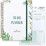Simplified Greenery To Do List Notebook - Beautiful Daily Planner Easily Organizes Your Daily Tasks And Boosts Productivity -
