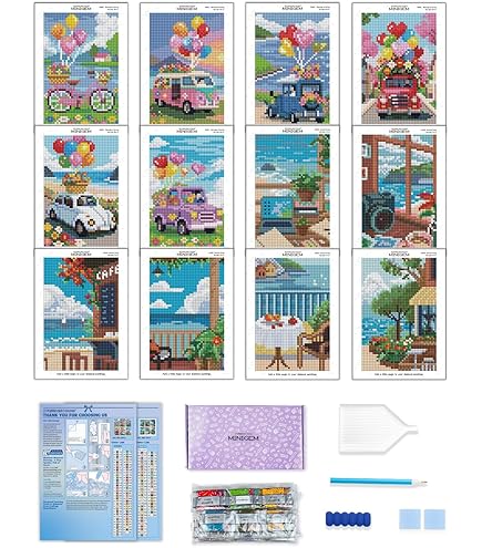 Amazon.co.jp: Foreveryoung ミニジェム 小型ダイヤモンドアートキット