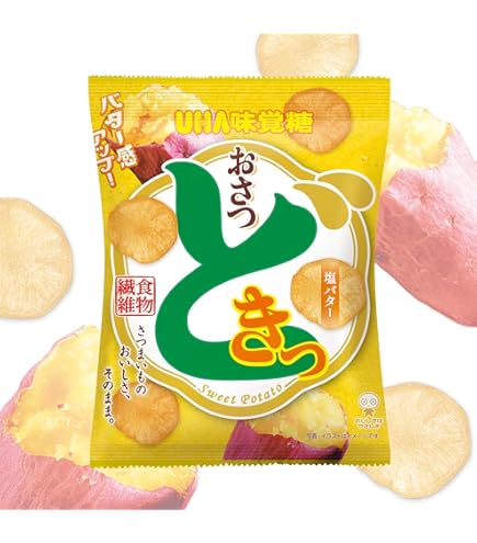 Amazon.co.jp: UHA味覚糖 おさつどきっ 塩バター 65g×10袋 : 食品