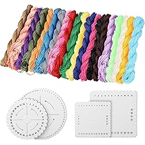 Amazon.co.jp: Veenkeny 組紐キット 20色セット くみひも ディスク 4枚