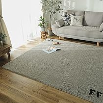 jabグレー ラグ 大きめ フワフワ ふわふわ フェイクファーラグマット