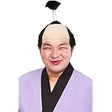 クリアストーン(Clearstone) カツランド コスプレ ハロウィン カツラ 宴会カツラ お殿様 殿様 侍 武士 ユニセックス ブラック 衣装 仮装 コスチューム