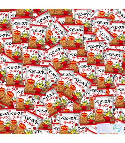 Amazon.co.jp: ベビースターラーメン チキン味 1ケース (21g×54袋