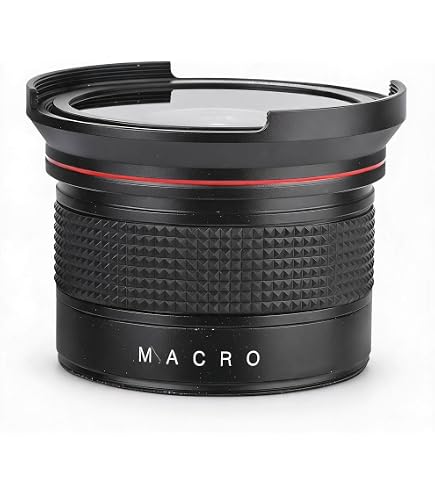 Amazon | VLOGMAGIC 52MM / 58MM / 62MM /67MM / 72MM 0.3X 超魚眼