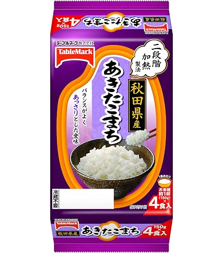 Amazon | テーブルマーク たきたてご飯山形県産つや姫分割 4食(1食150g