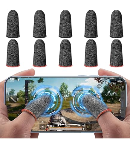 匿名配送✨指サック ゲーム用 全指対応 スマホ グレー Amazon.co.jp: 【ニューモデル・全指対応・多色版】18個入り 指