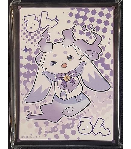 白詰草　スリーブ　プレイマット　にじさんじ　るんちょま 白詰草 スリーブ プレイマット にじさんじ るんちょま 白詰