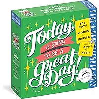 Calendar 2022 Today Today Is Going To Be A Great Day! Page-A-Day Calendar 2021 : Workman  Calendars: Amazon.sg: Books