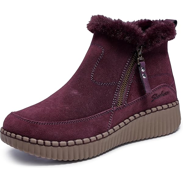 Skechers Easy Going - High Zip 2 168042-BBK Women's Winter Shoes